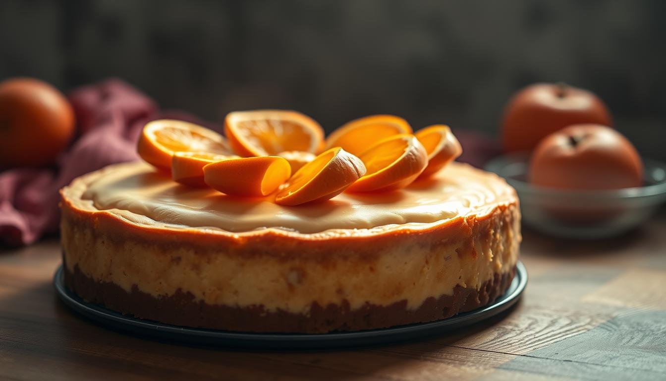 Käsekuchen mit Mandarinentopping