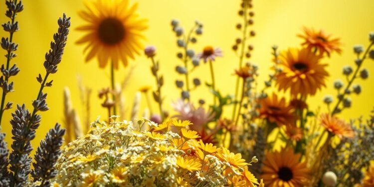 Blumen trocknen Methoden