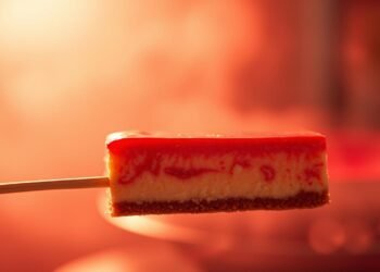 Käsekuchen am Stiel