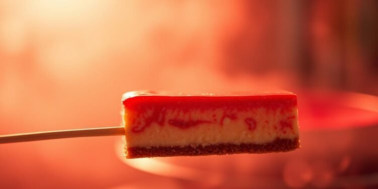 Käsekuchen am Stiel