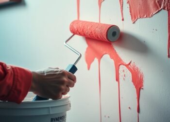 Perfektes Wand Streichen