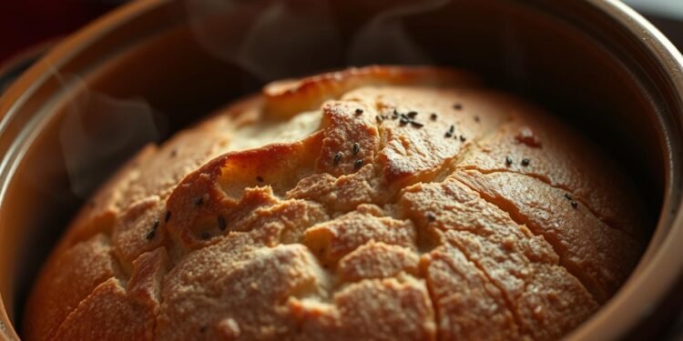 Saftiges Brot im Römertopf