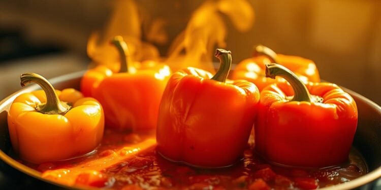 Schnelle Soße für gefüllte Paprika