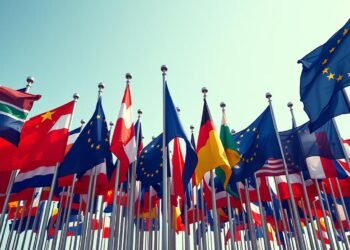 hochwertige Europa Flaggen als Symbol der Gemeinschaft