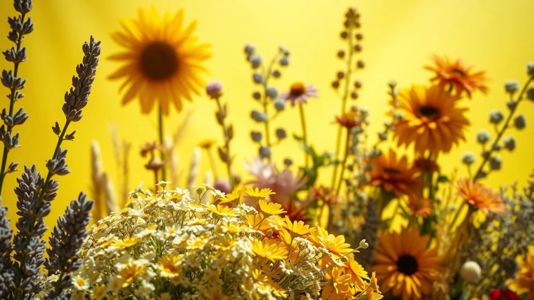 Blumen trocknen Methoden