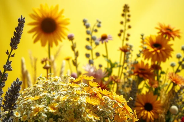 Blumen trocknen Methoden