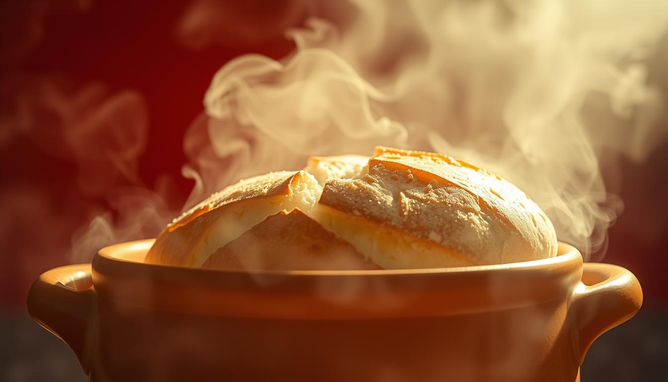 Brot backen im Römertopf