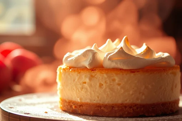 Käsekuchen mit Baiser