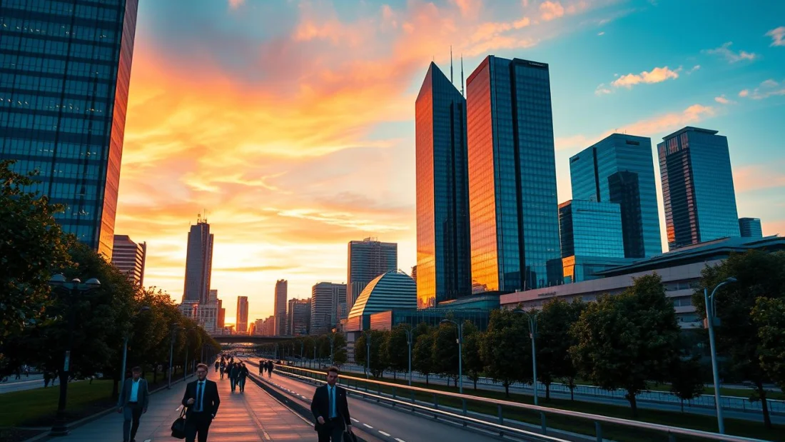 Lifestyle Karriere Frankfurt Skyline