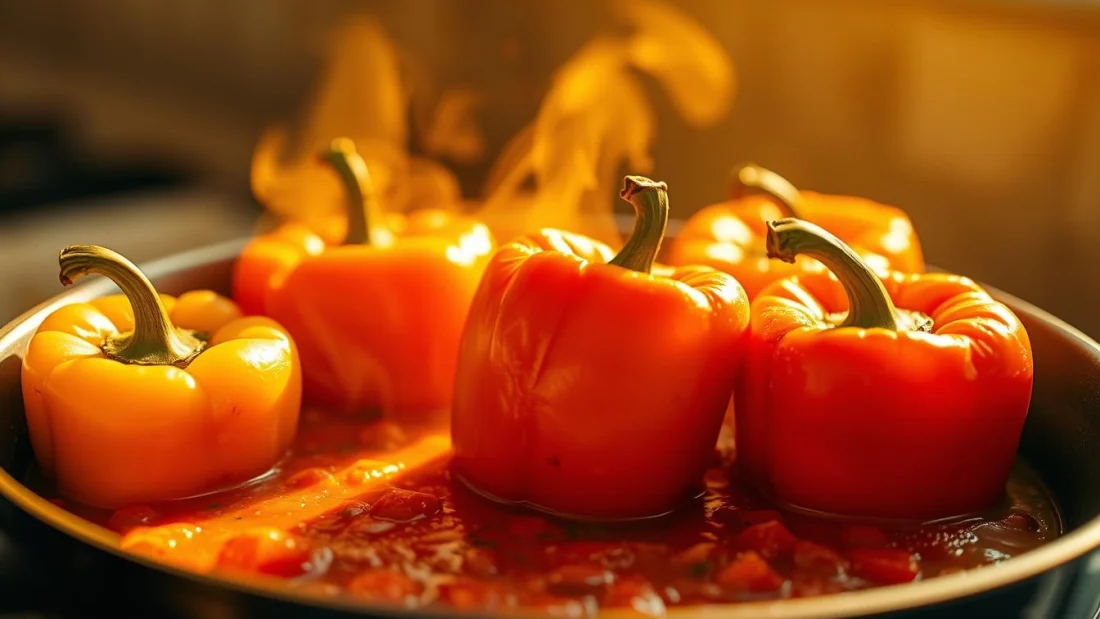 Schnelle Soße für gefüllte Paprika