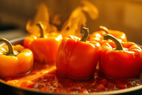 Schnelle Soße für gefüllte Paprika