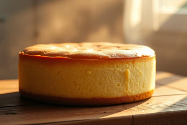 Traditioneller Käsekuchen