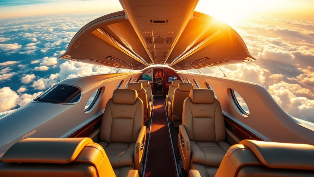 exklusiver Privatjet Service Premium Luftfahrt