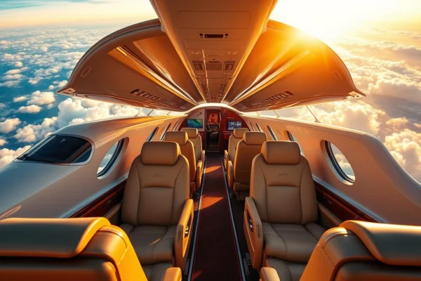 exklusiver Privatjet Service Premium Luftfahrt