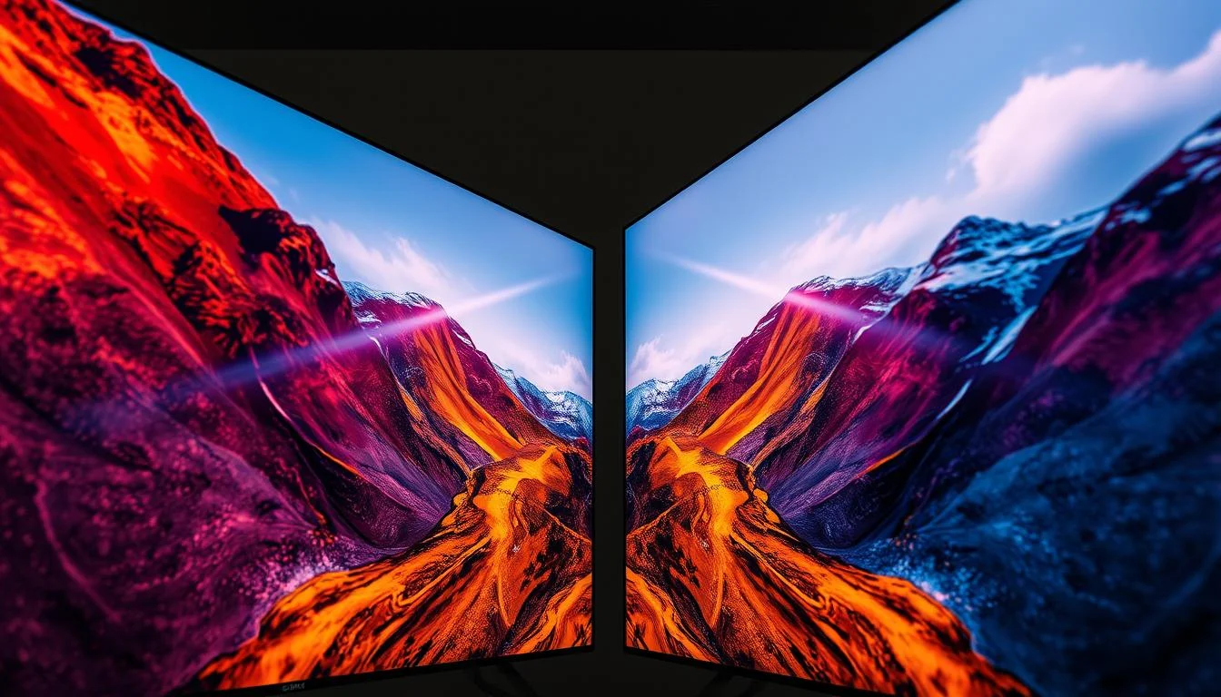 QLED vs. OLED Fernsehtechnologien Vergleich