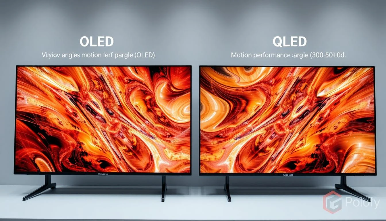 Betrachtungswinkel Vergleich OLED QLED