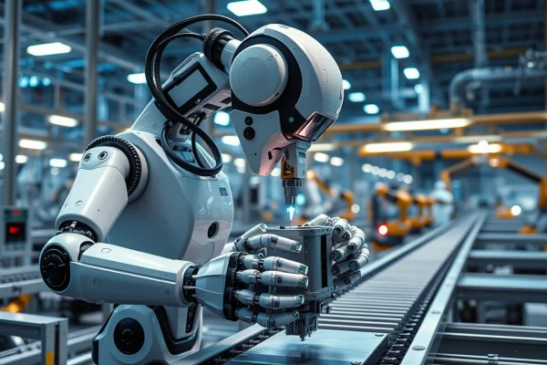 moderne Robotertechnologie in der Industrie