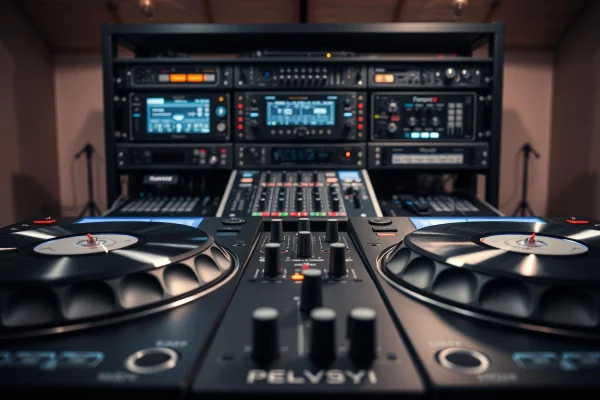 professionelles DJ Equipment