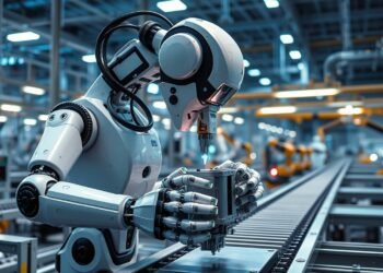 moderne Robotertechnologie in der Industrie