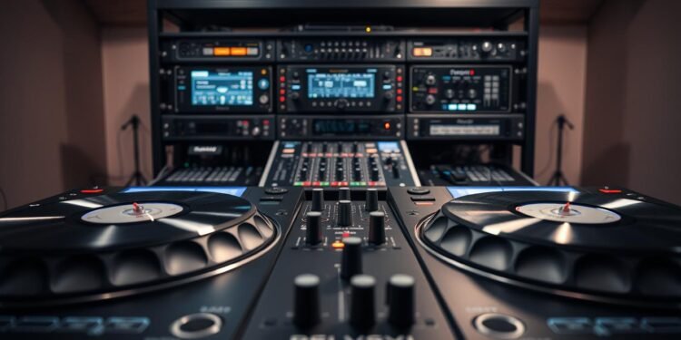 professionelles DJ Equipment